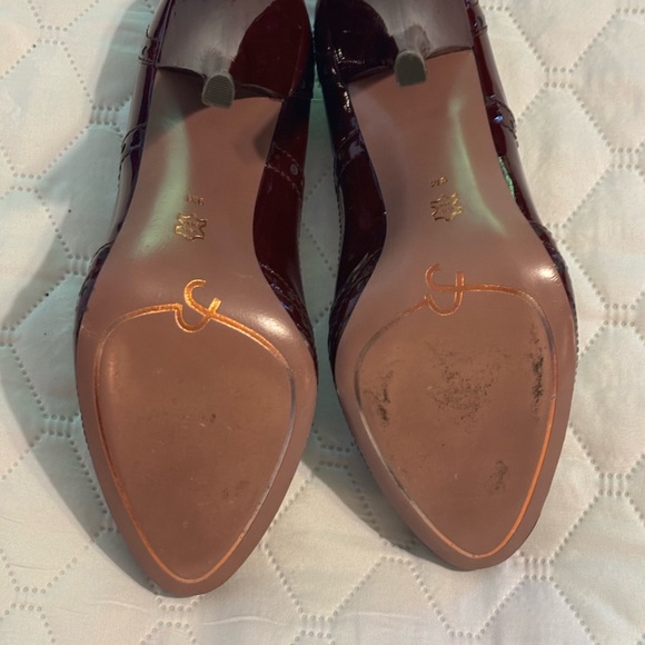 Dark red high heels - Picture 4 of 6